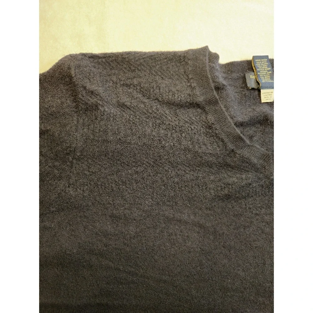 Banana Republic 100% Merino Wool Sweater Mens XXL Base Layer Navy Blue Layering